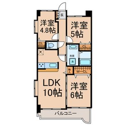 ベルメゾン花筐の物件間取画像